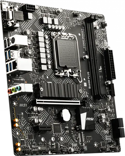 Základní deska B660 s procesorem Ddr4 12400 12400f 12700 G7400 Lga 1700 Herní základní deska B660m Plus Ddr4