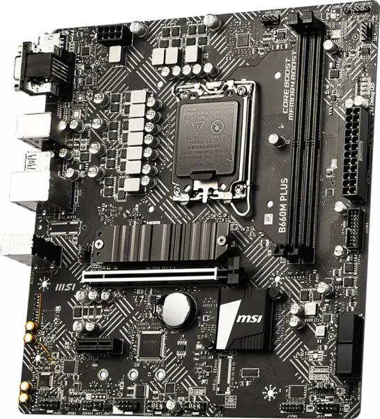 Základní deska B660 s procesorem Ddr4 12400 12400f 12700 G7400 Lga 1700 Herní základní deska B660m Plus Ddr4