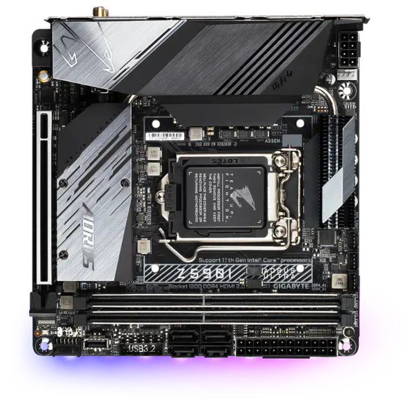 Ga Gaming Z590m Lga 1200 Z590 Mini Itx Základní deska 10. 11. generace Z590i Aorus Ultra