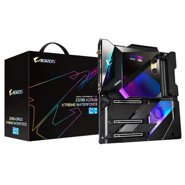 Ga s procesorem Z590m Lga 1200 Základní deska 10. 11. generace Z590 Aorus Xtreme Waterforce