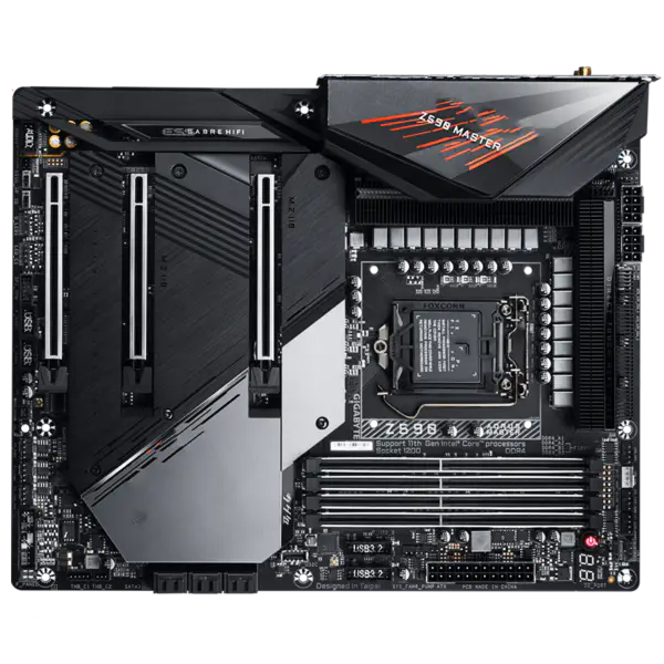 Ga s procesorem Z590m Lga 1200 Základní deska 10. 11. generace Z590 Aorus Master