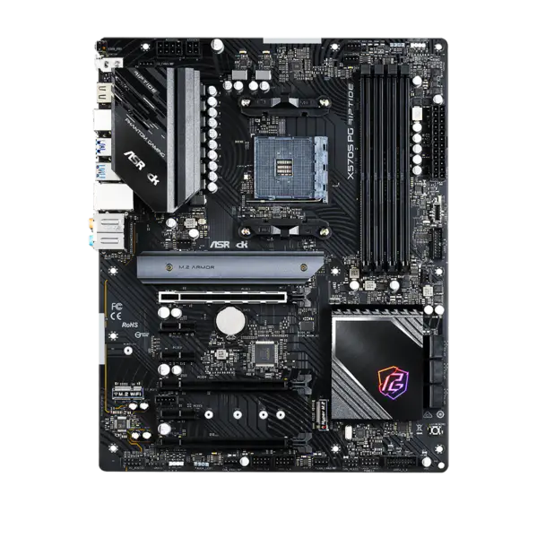 AsRock Základní deska Am4 2000 3000 4000 G-series 5000 a 5000 G-series X570s Pg Riptide