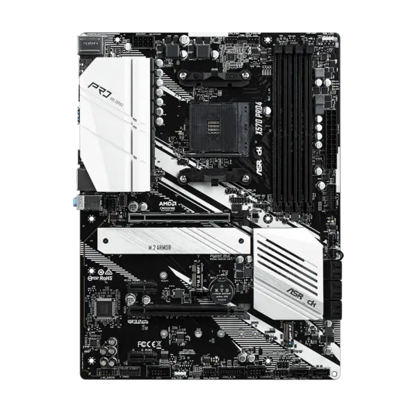 Základní deska AsRock Am4 Socket 2000 3000 4000 G-series 5000 a 5000 G-series Cpu X570 Pro4