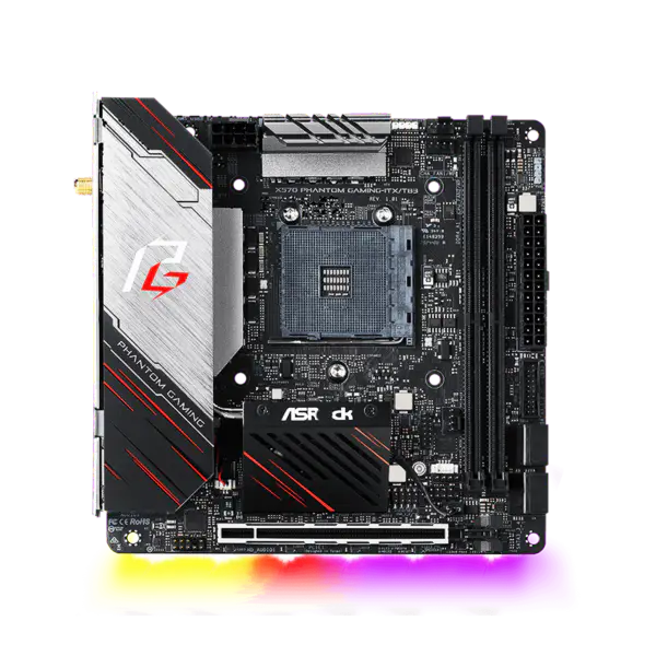 AsRock Základní deska Am4 Socket 2000 3000 4000 G-series 5000 a 5000 G-series Cpu X570 Phantom Gaming-itx/tb3