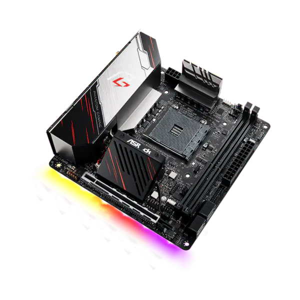 AsRock Základní deska Am4 Socket 2000 3000 4000 G-series 5000 a 5000 G-series Cpu X570 Phantom Gaming-itx/tb3