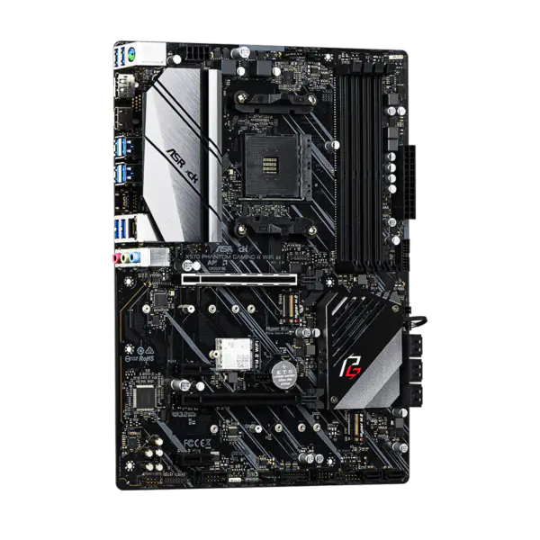 AsRock Základní deska Am4 Socket 2000 3000 4000 G-series 5000 a 5000 G-series Cpu X570 Phantom Gaming 4 Wifi Ax