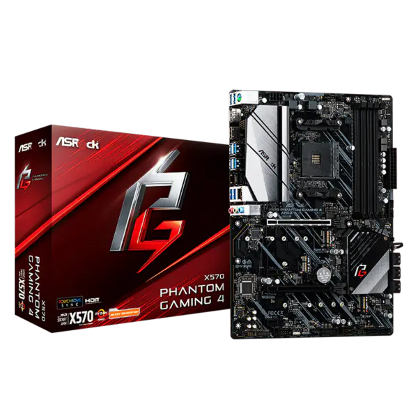 Základní deska AsRock Am4 Socket 2000 3000 4000 G-series 5000 a 5000 G-series Cpu X570 Phantom Gaming 4