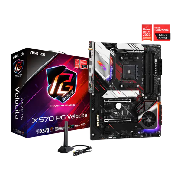 AsRock Základní deska Am4 Socket 2000 3000 4000 G-series 5000 a 5000 G-series Cpu X570 Pg Velocita
