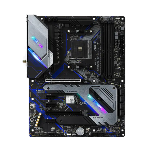Základní deska AsRock X570 Extreme4 Am4 Socket 2000 3000 4000 G-series 5000 a 5000 G-series Desktop Processor