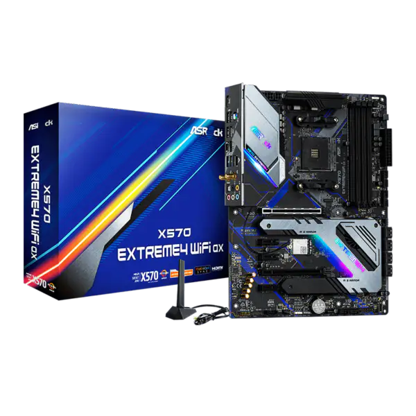 Základní deska AsRock X570 Extreme4 Am4 Socket 2000 3000 4000 G-series 5000 a 5000 G-series Desktop Processor