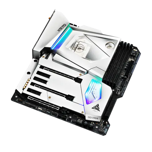 AsRock Základní deska pro PC X570 Aqua podporuje procesory Am4 Socket R řady 2000 a 3000