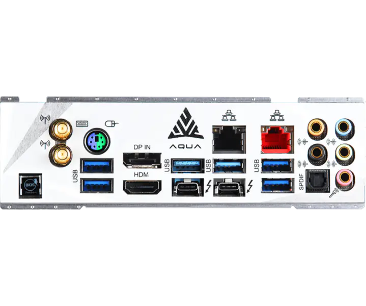 AsRock Základní deska pro PC X570 Aqua podporuje procesory Am4 Socket R řady 2000 a 3000