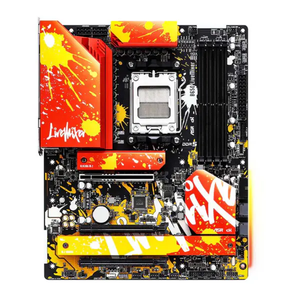 Asrock Atx Základní deska B650 Livemixer Ddr5 Am5 Podpora CPU 7950x 7900x 7700x 7600x B650