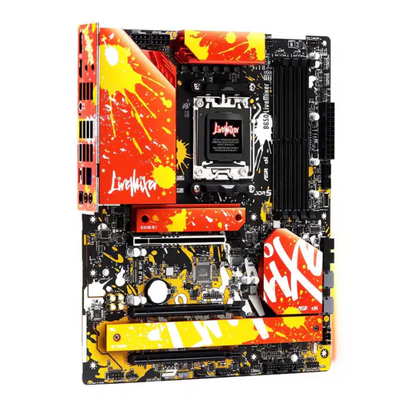 Asrock Atx Základní deska B650 Livemixer Ddr5 Am5 Podpora CPU 7950x 7900x 7700x 7600x B650