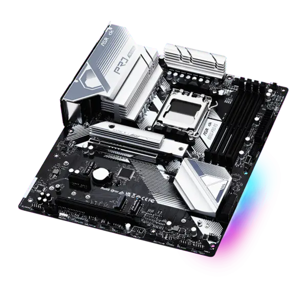 AsRock Atx Základní deska B650 Pro Rs Ddr5 Am5 Podpora CPU 7950x 7900x 7700x 7600x