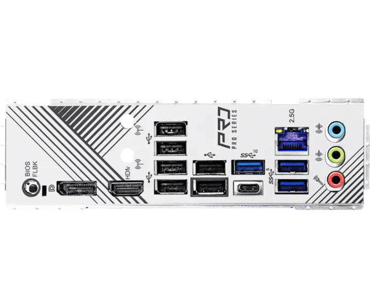 AsRock Atx Základní deska B650 Pro Rs Ddr5 Am5 Podpora CPU 7950x 7900x 7700x 7600x