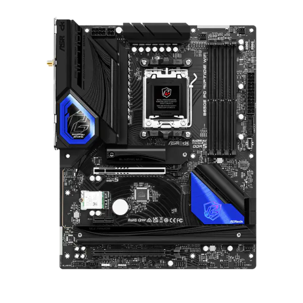 AsRock Atx Základní deska B650e Pg Riptide Wifi Ddr5 Am5 Podpora CPU 7950x 7900x 7700x 7600x