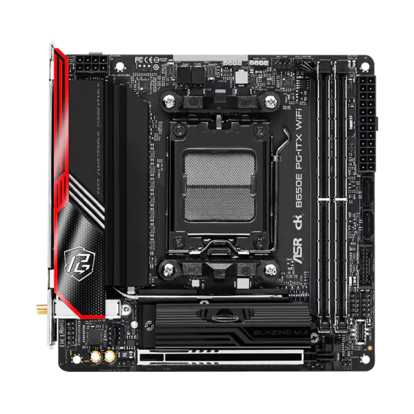 AsRock Itx Základní deska B650e Pg-itx Wifi Ddr5 Am5 Podpora CPU 7950x 7900x 7700x 7600x