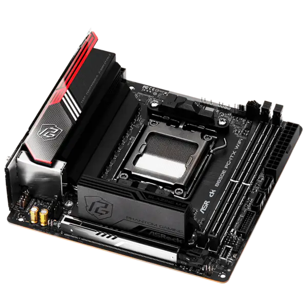 AsRock Itx Základní deska B650e Pg-itx Wifi Ddr5 Am5 Podpora CPU 7950x 7900x 7700x 7600x