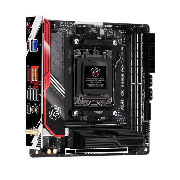 AsRock Itx Základní deska B650e Pg-itx Wifi Ddr5 Am5 Podpora CPU 7950x 7900x 7700x 7600x