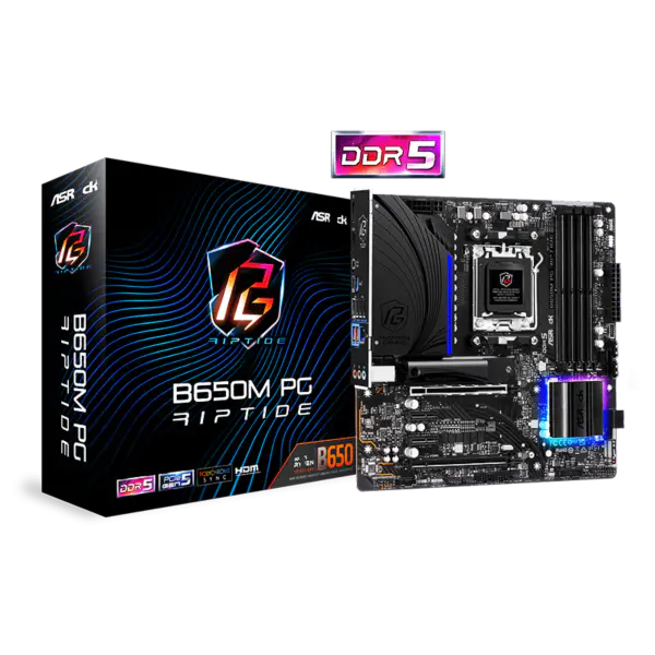 AsRock M-atx Základní deska B650e Steel Legend Wifi Ddr5 Am5 Podpora CPU 7950x 7900x 7700x 7600x