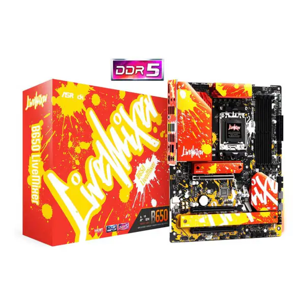Základní deska AsRock B650e Steel Legend Pg Riptide Pg-itx Wifi6 Pro Rs B650m Pg Riptide B650 Livemixer B650m-c