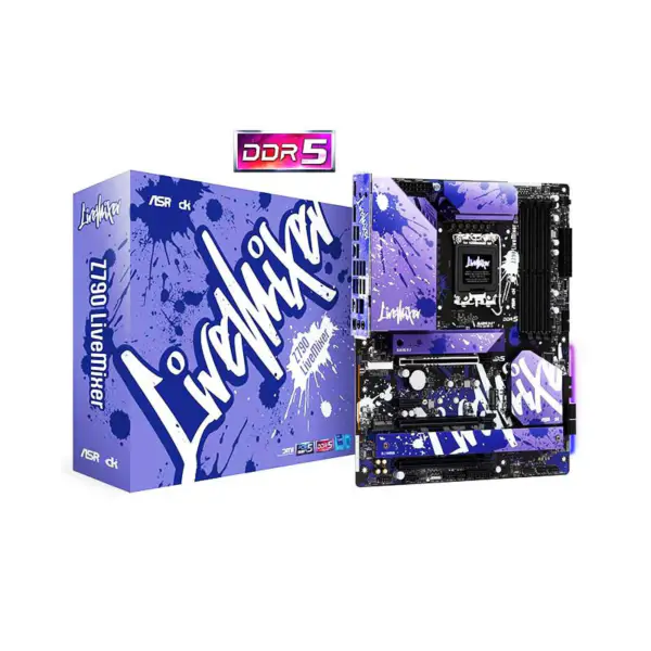 Základní deska AsRock Z790 Livemixer Ddr5 Atx Lga 1700 13. generace Z790 Livemixer 13600k 13700k