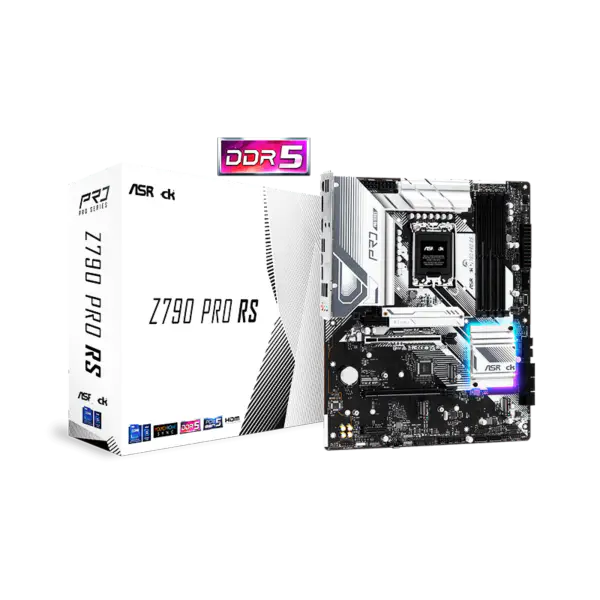 Základní deska AsRock Z790 Pro Rs Ddr5 Mini-itx Lga 1700 13. generace Z790 Pro Rs 13600k 13700k