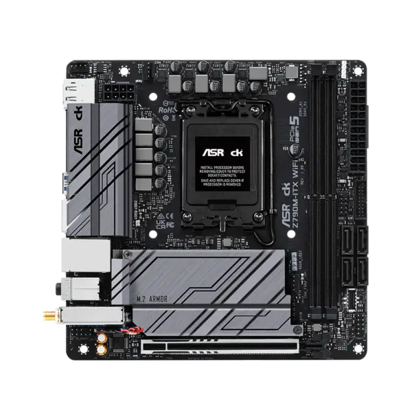 Základní deska AsRock Z790m-itx Wifi6 Ddr5 Mini-itx Lga 1700 13. generace Z790 Z790m-itx Wifi6 13600k 13700k