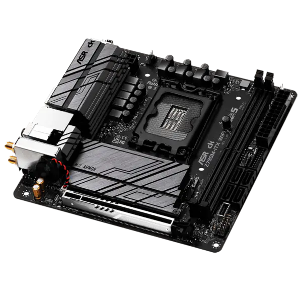 Základní deska AsRock Z790m-itx Wifi6 Ddr5 Mini-itx Lga 1700 13. generace Z790 Z790m-itx Wifi6 13600k 13700k