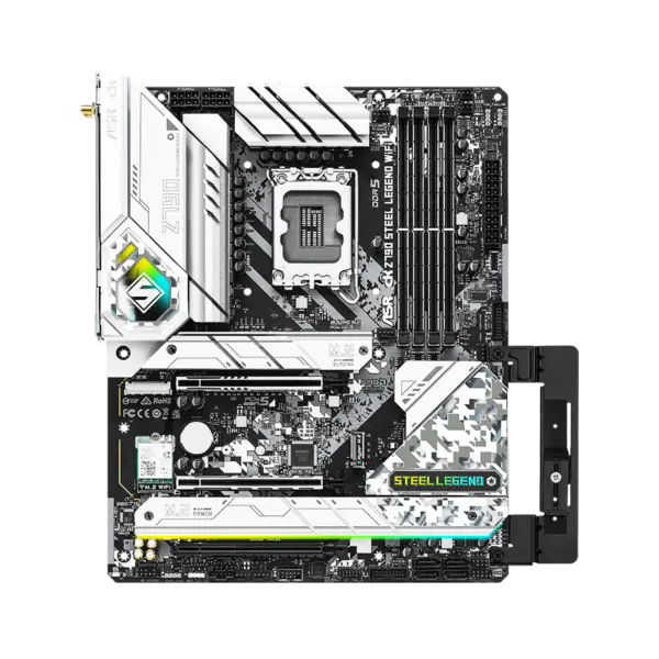 AsRock Základní deska Z790 Steel Legend Wifi6 Ddr5 Paměti Lga 1700 13. generace Z790 Steel Legend Wifi6 13600k 13700k