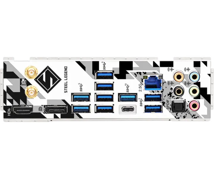AsRock Základní deska Z790 Steel Legend Wifi6 Ddr5 Paměti Lga 1700 13. generace Z790 Steel Legend Wifi6 13600k 13700k