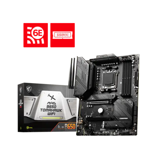 Základní deska Ms Atx Mag B650 Tomahawk Wifi Ddr5 Am5 Podpora CPU 7950x 7900x 7700x 7600x B650