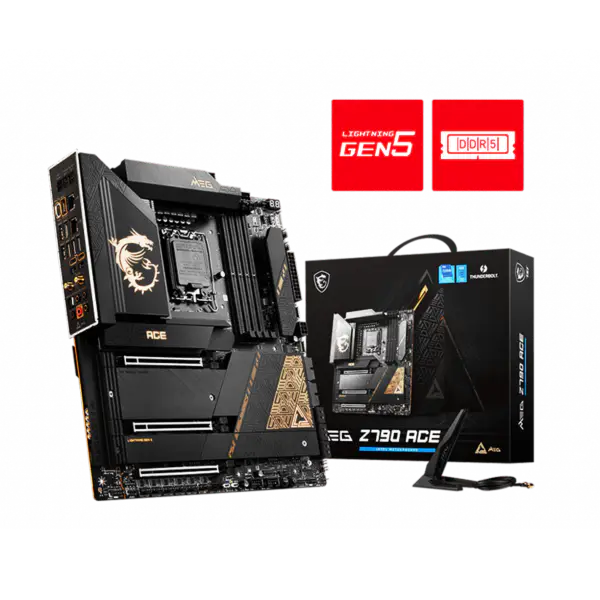 Základní deska Ms Gamer Meg Z790 Ace Wifi Ddr5 Základní deska Cpu 13900k 13600kf 13700kf 13900kf