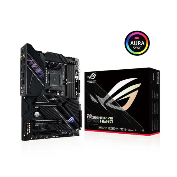 Asus Rog Crosshair Viii Dark Hero C8dh X570 Argb Základní deska s podporou herních procesorů 5800x 5900x 5950x