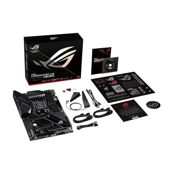 Asus Rog Crosshair Viii Dark Hero C8dh X570 Argb Základní deska s podporou herních procesorů 5800x 5900x 5950x