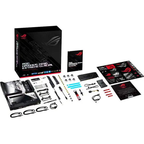Asus Základní deska pro PC Ddr5 Cpu 12700 2700kf Intl Z690 Lga 1700 Základní deska Rog Z690 Extreme Glacial
