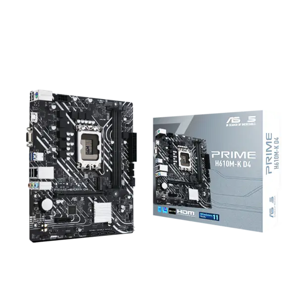 Asus H610 H610i H610m Základní desky s podporou Cpug7400 G6900 12100 F Ssds M.2 Lga 1700 Základní deska Prime H610m-k D4