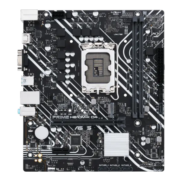 Asus H610 H610i H610m Základní desky s podporou Cpug7400 G6900 12100 F Ssds M.2 Lga 1700 Základní deska Prime H610m-k D4