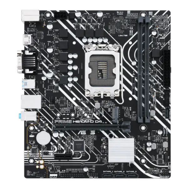 Asus H610 H610i H610m Základní desky podporující procesor G7400 12400f Ssds M.2 Lga 1700 Základní deska Prime H610m-d D4