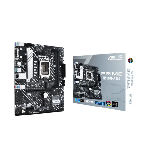 Asus H610 H610i H610m Základní desky s podporou I5 12400 Ssds M.2 Lga 1700 Základní deska Prime H610m-a D4 Ddr4