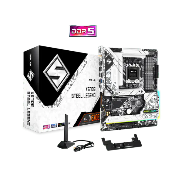 Asrock X670 X670e Základní deska Am5^5 Podpora procesorů řady 7000 Socket Am5 X670e Steel Legend X670e Pro Rs X670e Pg Seznam blesků