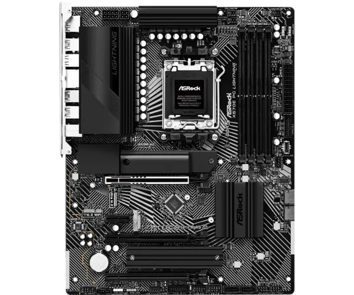 Asrock X670 X670e Základní desky Am5^5 Podpora procesorů řady 7000 Socket Am5 Základní deska X670e Pg Lightning Ddr5 Am5