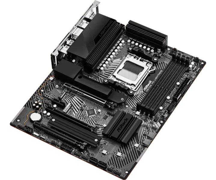 Asrock X670 X670e Základní desky Am5^5 Podpora procesorů řady 7000 Socket Am5 Základní deska X670e Pg Lightning Ddr5 Am5