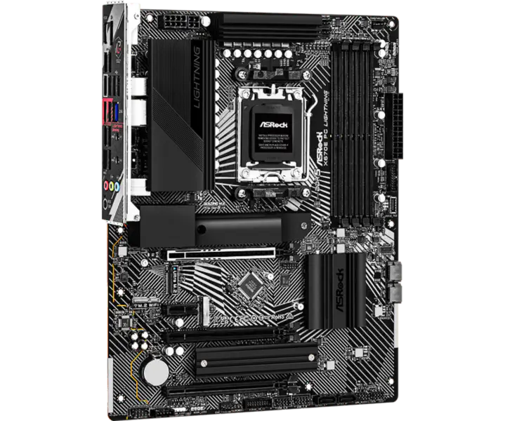 Asrock X670 X670e Základní desky Am5^5 Podpora procesorů řady 7000 Socket Am5 Základní deska X670e Pg Lightning Ddr5 Am5
