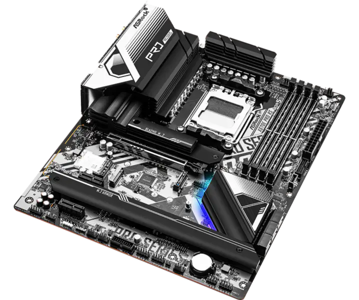 Asrock X670 X670e Základní desky Am5^5 Podpora procesorů řady 7000 Socket Am5 Základní deska X670e Pro Rs Ddr5