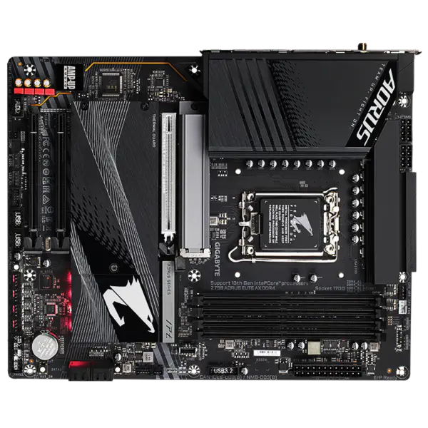 Ga Základní deska Z790-a Elite Ax Ddr5 Paměti Lga 1700 Intl 12. 13. generace I7 13700 13900k Z790 A Elite Ax Základní deska Wifi