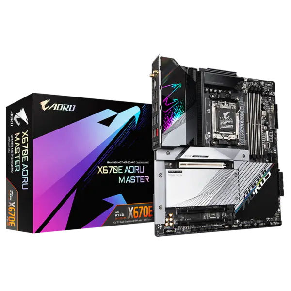 Ga X670e Aorus Xtreme Základní deska s podporou procesorů Am5 7950x 7900x 7700x 7600x X670e Aorus Master X670 Elite Ax X670 Gaming X Seznam