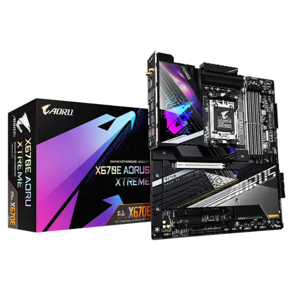 Ga X670e Aorus Xtreme Základní deska s podporou procesorů Am5 7950x 7900x 7700x 7600x X670e Aorus Master X670 Elite Ax X670 Gaming X Seznam