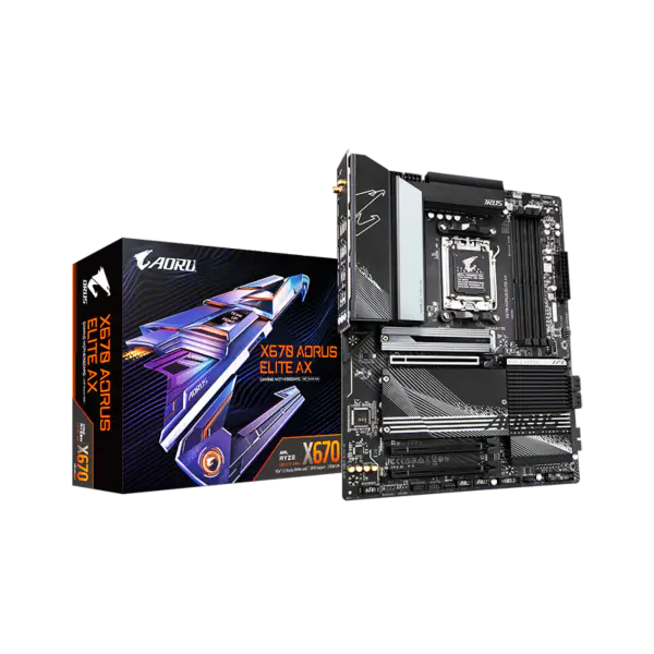 Ga X670e Aorus Xtreme Základní deska s podporou procesorů Am5 7950x 7900x 7700x 7600x X670e Aorus Master X670 Elite Ax X670 Gaming X Seznam
